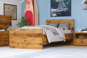 Кровать Индиана JLOZ/90 дуб саттер фото 2