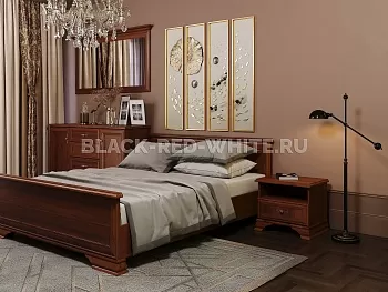 Кровать Кентаки LOZ/160x200 каштан фото 2