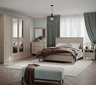 Кровать Классик LOZ160x200 с мягким элементом фото 3