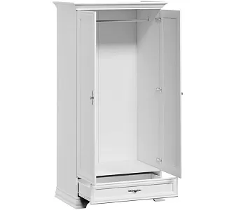 Шкаф Кентаки SZF2D1S белый фото 5