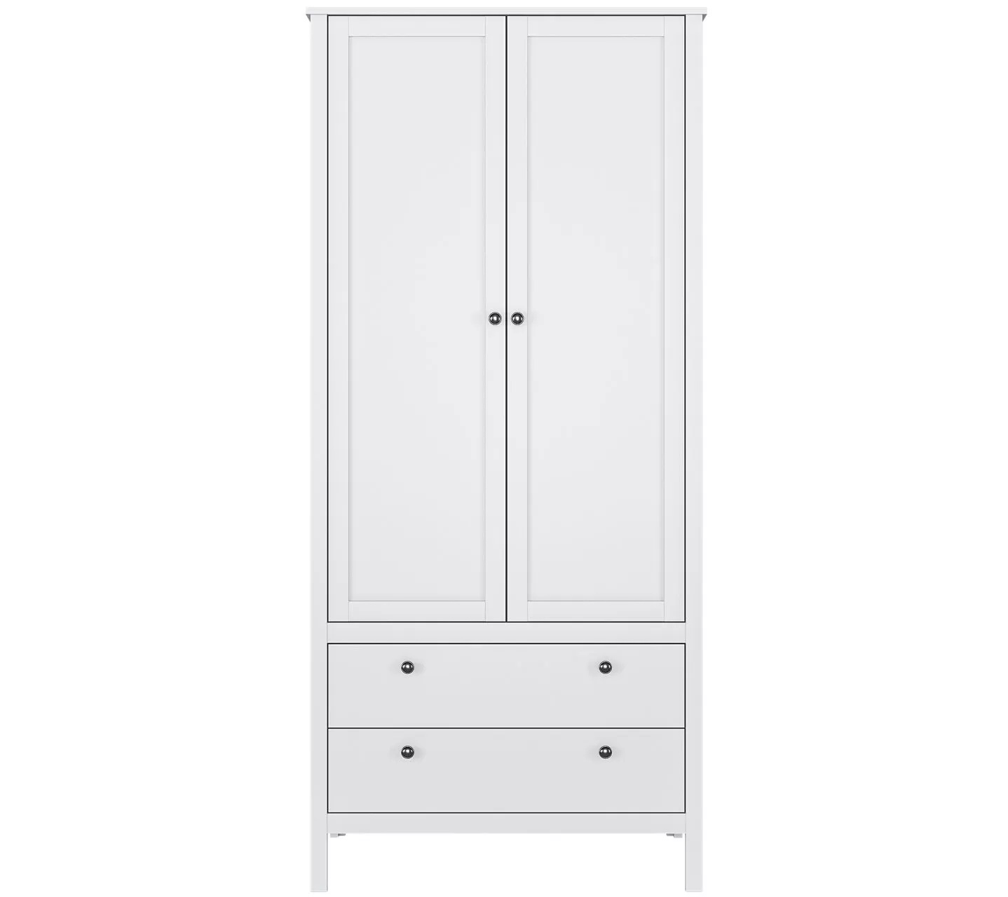 Шкаф Ева (Хельга) SZF2D2S/90 белый