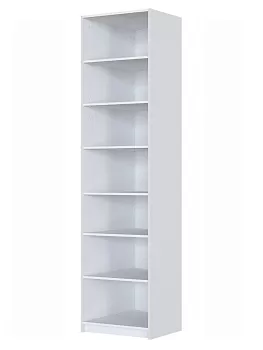 Шкаф открытый МОБИ (MOBI) REGN/50 L/P, белый фото 1
