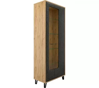 Шкаф с витриной Грейс REG2W фото 4
