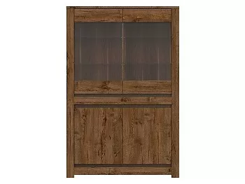 Шкаф с витриной Када REG2W2D