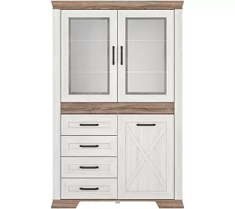Шкаф с витриной Марсель REG2W1D4S