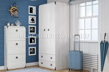 Шкаф со штангой Индиана JSZF2D2S сосна каньон фото 3