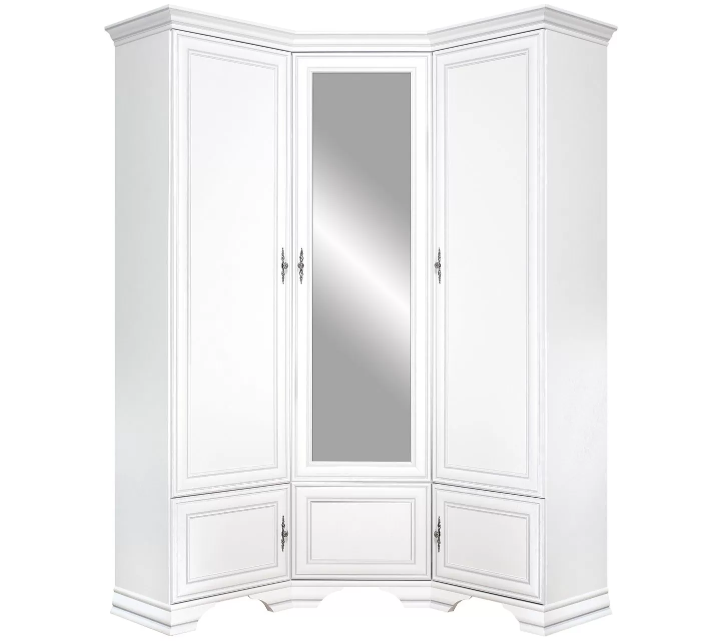 Шкаф угловой Кентаки SZFN5D белый