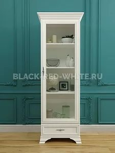 Шкаф-витрина Кентаки REG1W1S белый фото 2