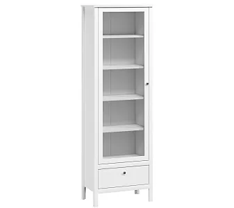 Шкаф-витрина Ева (Хельга) REG1W1S/65 белый фото 4