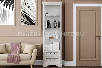 Шкаф-витрина Стилиус REG1W2S с подсветкой (Лиственница сибирская) фото 4
