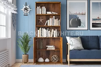 Стеллаж Индиана JREG2DO дуб саттер фото 4