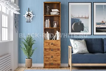 Стеллаж Индиана JREG4SO/50 дуб саттер фото 2