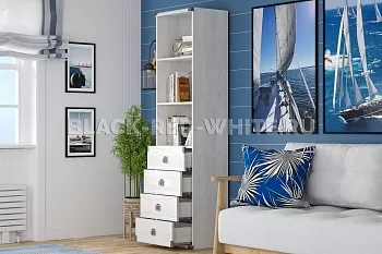 Стеллаж Индиана JREG4SO/50 сосна каньон фото 4