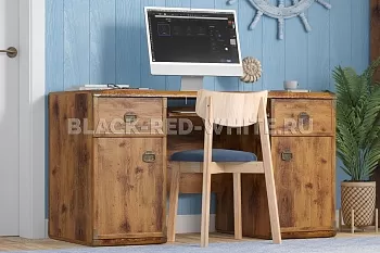 Стол письменный Индиана JBIU2D2S дуб саттер фото 3