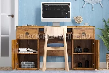 Стол письменный Индиана JBIU2D2S дуб саттер фото 4