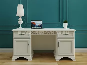 Стол письменный Кентаки BIU2D2S белый фото 2