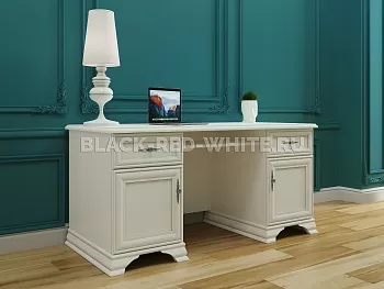 Стол письменный Кентаки BIU2D2S белый фото 3