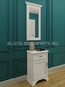 Тумба Кентаки KOM1D1S/L белый фото 3