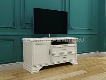 Тумба Кентаки RTV 1D2S белый фото 3