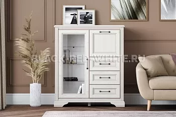 Тумба Стилиус KOM1W1B3S с подсветкой (Лиственница сибирская) фото 2