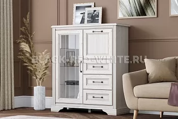 Тумба Стилиус KOM1W1B3S с подсветкой (Лиственница сибирская) фото 3