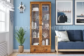 Витрина Индиана JWIT2D1S дуб саттер фото 2