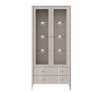 Витрина с подсветкой Далия REG2W2S персидский жемчуг